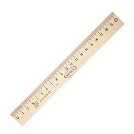 Линейка деревянная  20см