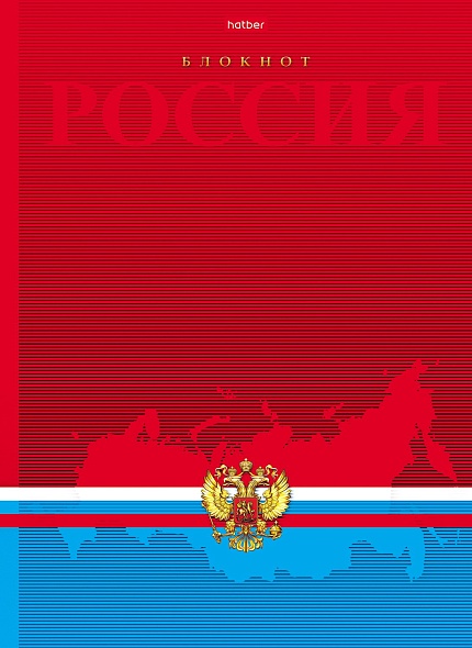 Бизнес-блокнот А4  80л 7Бц Россия, 5-цв.блок