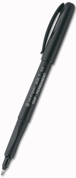 Маркер д/пленок черный 0.6мм ОНР