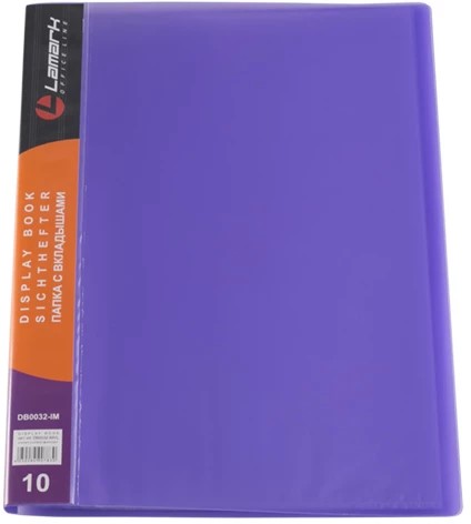 Папка 10 вклад Фиолетовая неон