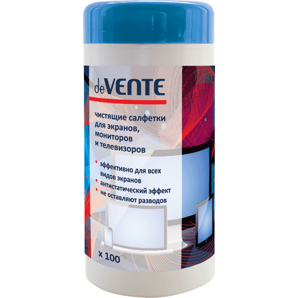 Сред-во д/оргт deVente для экранов в тубе, 100шт