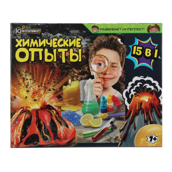 Химические опыты 15в1 IQ Эксперимент
