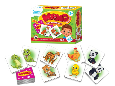 Игра настольная Мемо Мама и малыш