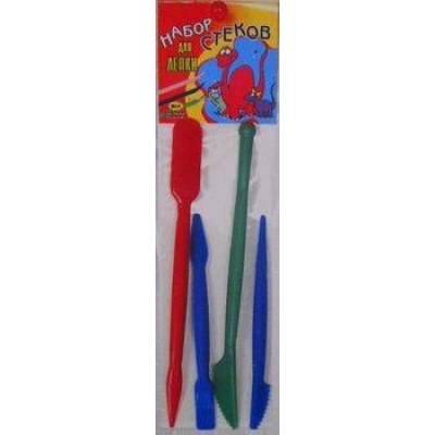 Набор стеков для пластилина 4шт.