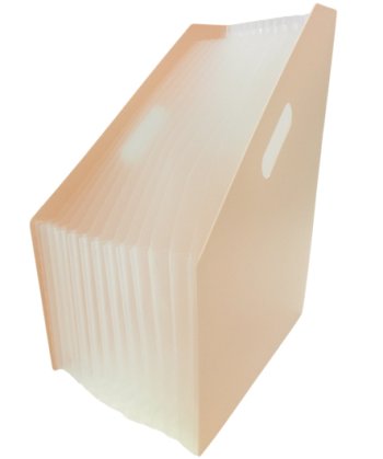 Лоток вертик 13 отд. персиковый, мягкий пластик