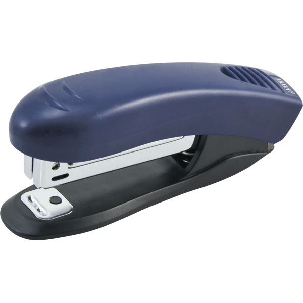 Степлер №10 10л Stripe синий