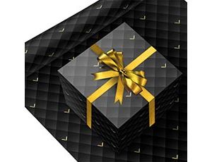 Подарочная бумага Чёрная 70*100см