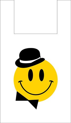 Пакет-майка 28+14х50=13мкм Смайл