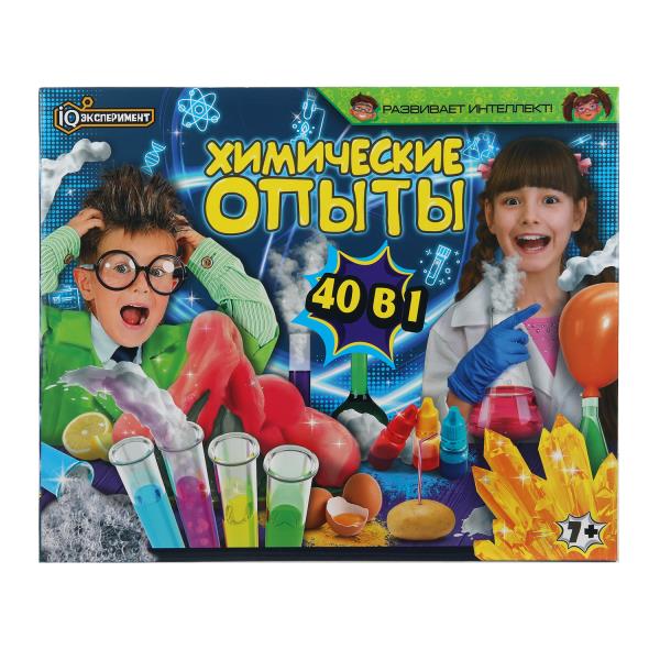 Химические опыты 40в1 IQ Эксперимент