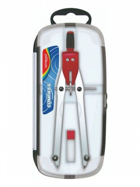 Черт. прибор  циркуль + грифель, пластик. футляр