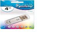 Флэшка  4Gb V-Cut Серебро