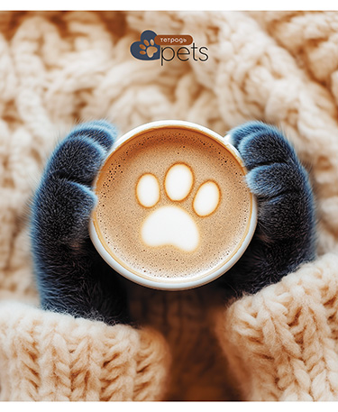 Тетрадь линия 48л Пушистые лапки