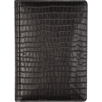 Книжка телеф А5 7Бц Wild чёрная 64л, иск. кожа, поролон