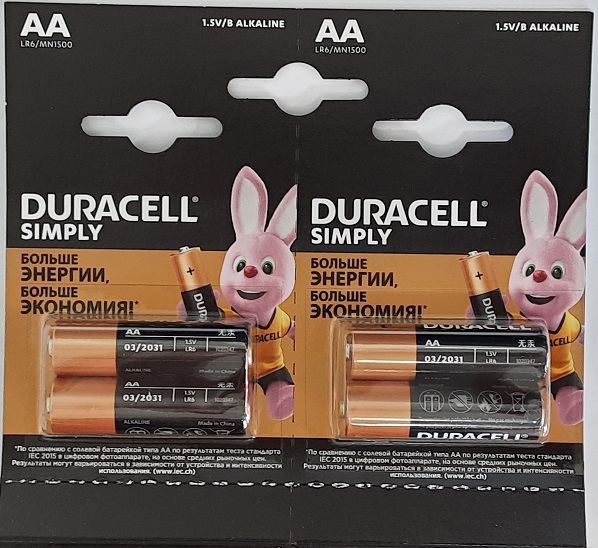 э/п Duracell пальчик. LR06 -АА Basic алкалин 2BL/10BL отрывной