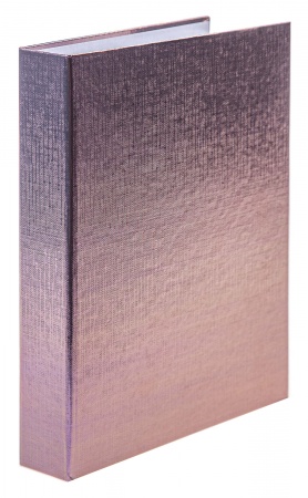 Тетрадь блок/кольцах 120л Бумвинил Metallic Коричневая