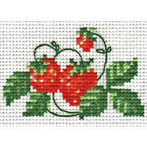 Набор для вышивания Кларт "Клубничка"  8,5*5,5см