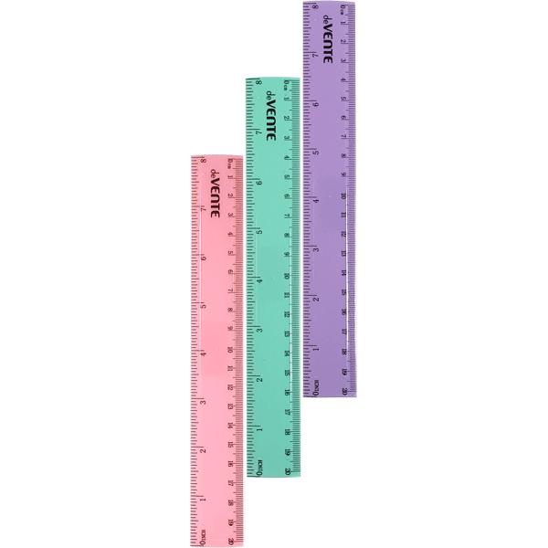 Линейка пластик 20см Pastel