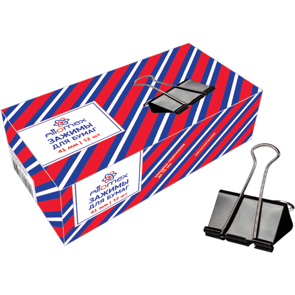 Зажим д/бумаг 41мм