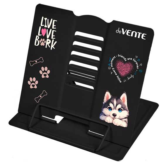 Подставка для книг метал. Cute Husky" 15,4x15,2 см