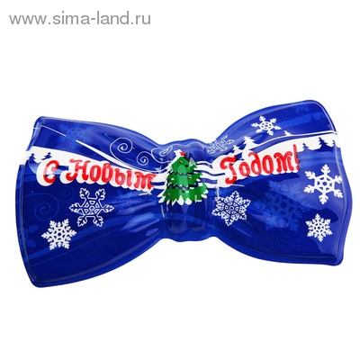 яУкрашение Бант "С Новым годом" 6шт/уп АКЦИЯ