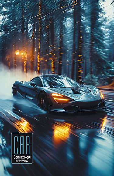 Кн.записная/гребень А5 7БЦ  96л Авто. Скорость