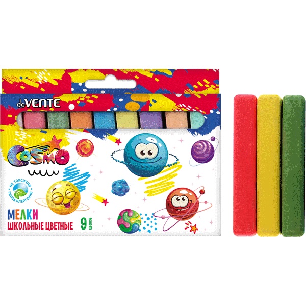 Мел цв. набор  9 цветов Cosmo