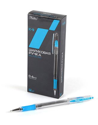 Ручка шарик. Hatber К-9 синяя, 0,4мм