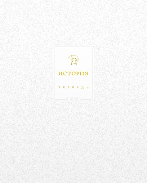 Тетрадь темат. 48л Белое золото История, 3D фольга, софт-тач