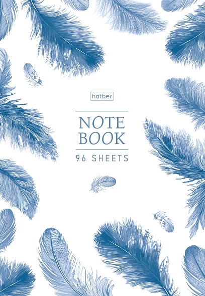 Бизнес-блокнот А5  96л 7Бц Красота и лёгкость, клетка/линия