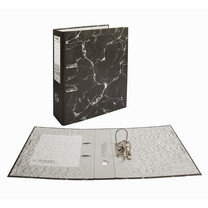 Регистратор 75мм Classic Lite, мрамор