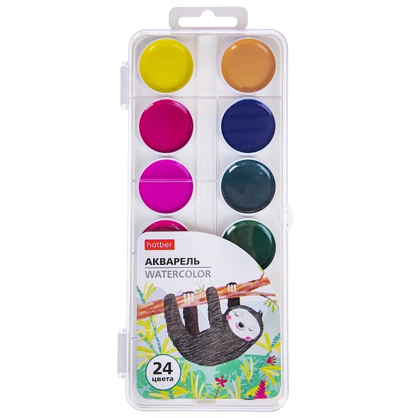 Краски акв. Колора Медовая 24цв.  б/к