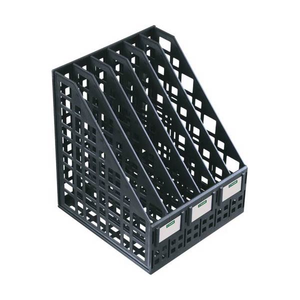 Лоток сборный вертик 6 отд. черный