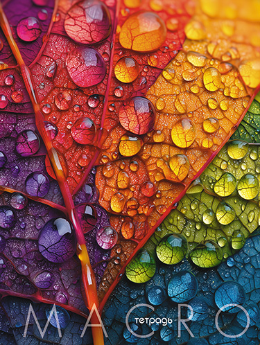 Тетрадь гребень  80л Капли