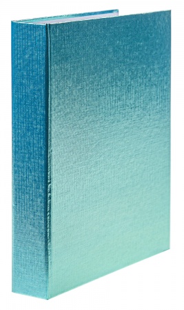 Тетрадь блок/кольцах 120л Бумвинил Metallic Мята