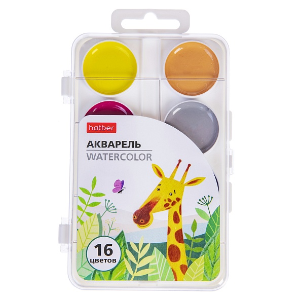 Краски акв. Колора Медовая 16цв.  б/к