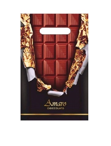 Пакет выруб.ручка 20х30=30мкм Горький шоколад (неусил.ручка)