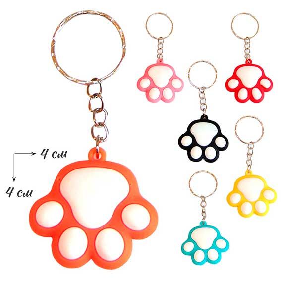 Брелок ПВХ Лапка