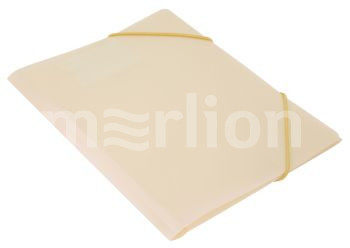 Папка на резинке А4 30мм кремовый жемчуг