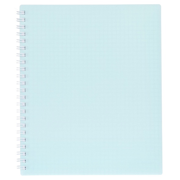 Тетрадь гребень  80л Canvas бирюза, пластик. обл.