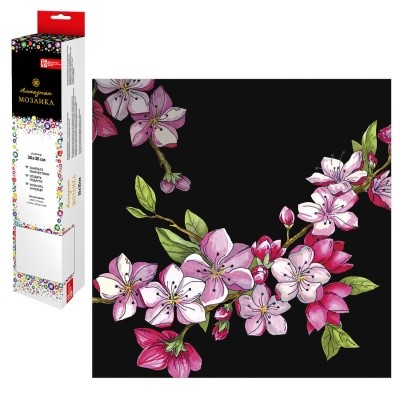 Алмазная мозаика 30*30см Цветущее дерево