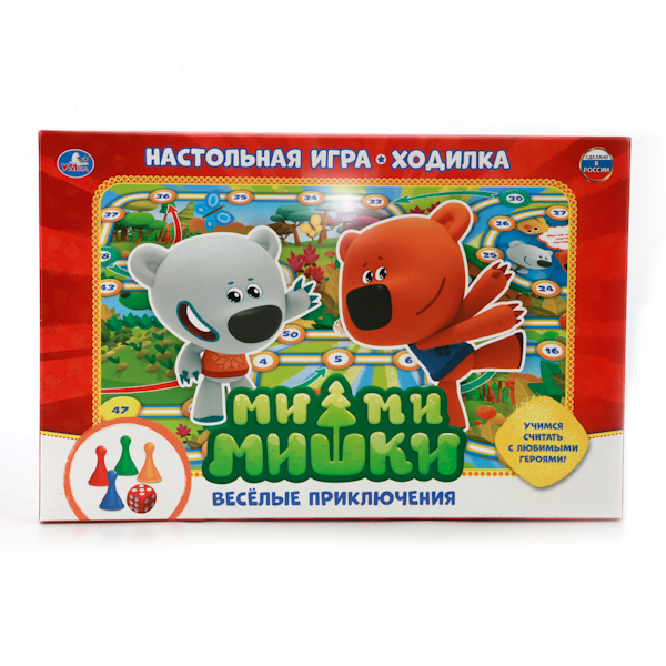 Игра настольная Ходилки Ми-ми-мишки. Веселые приключения