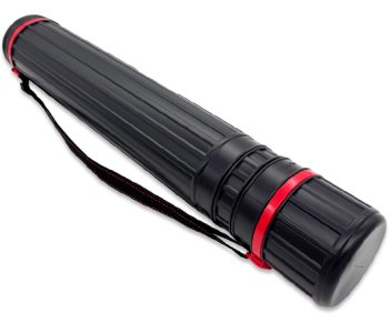 Тубус телескоп на ремне L640-1000мм черный ^