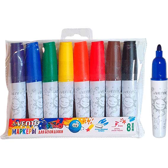 Маркер д/доски  набор 8цв.  3,0мм