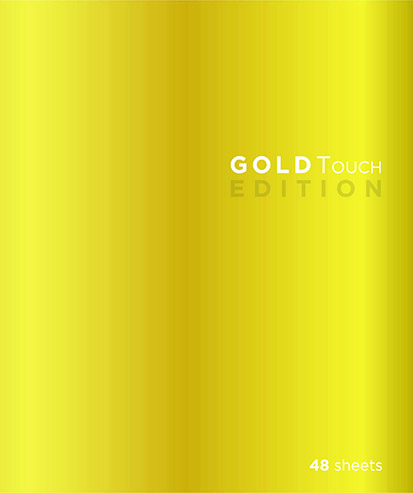 Тетрадь 48л ГолдТач, фольга