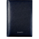 Ежедневник А5 7Бц Orion 136л темно-синий, бумвинил, поролон