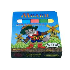 Мел цветной /асфальта набор 5 цветов