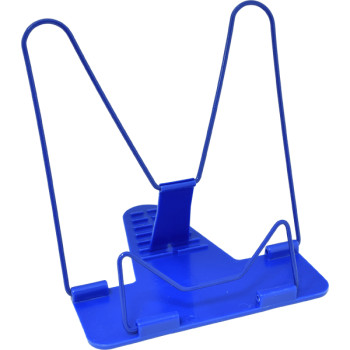 Подставка для книг синяя 18x17 см