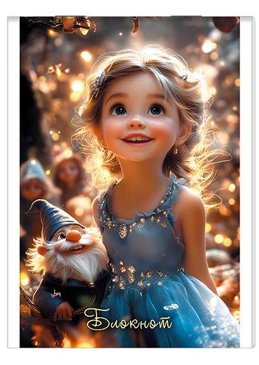 Блокнот А6  32л Сказочная девочка