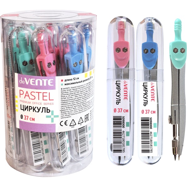 Черт. прибор  циркуль  Градусник Pastel