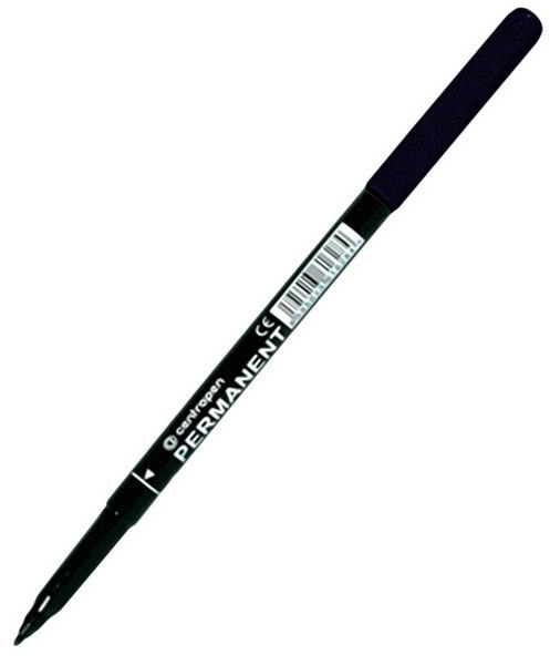 Маркер черный светостойкий-водостойкий тонкий